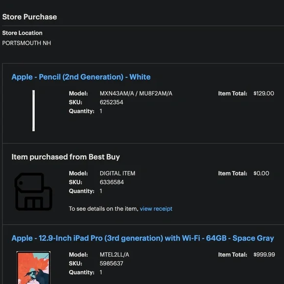 Apple Pencil 2nd Generation in White Model A2051 in Original Box - Picture 6 of 7